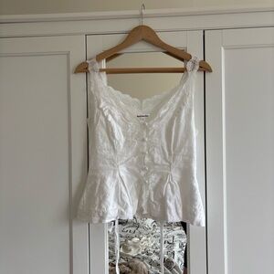 Reformation Josefina Linen Top